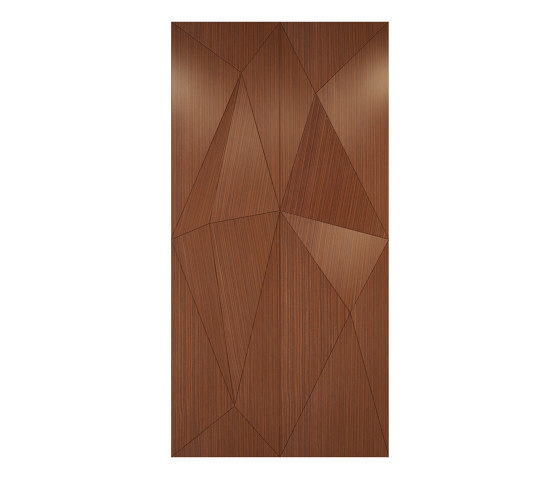 Geta Panel-A Walnut With Large Perforation | Panneaux de bois | Mikodam