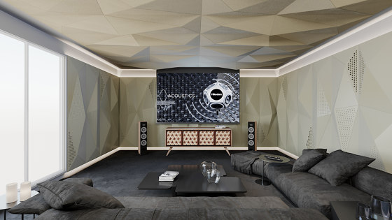 Geta Panel-A White Lacquer Matte With Mix Perforation | Plafonds acoustiques | Mikodam