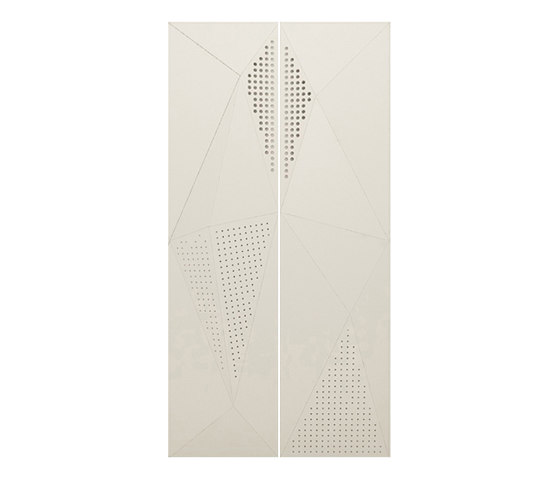 Geta Panel-A White Lacquer Matte With Mix Perforation | Plafonds acoustiques | Mikodam