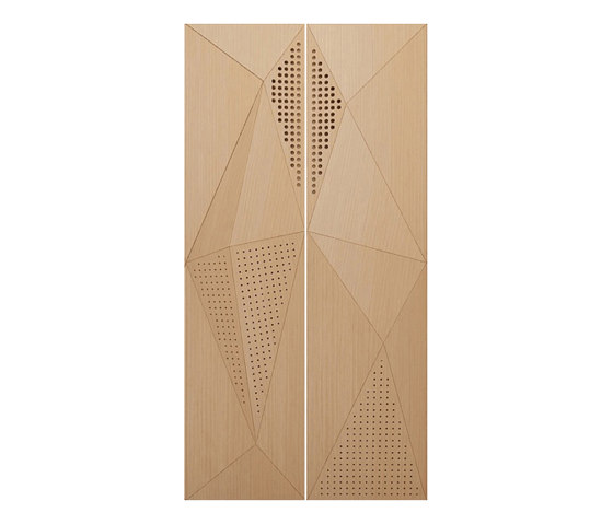 Geta Panel-B Oak With Mix Perforation | Panneaux de bois | Mikodam