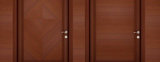 Kosa Door With One Of Natural Wood Veneer (Walnut, Teak, Oak, Whitened Oak), Lacquer | Entrance doors | Mikodam