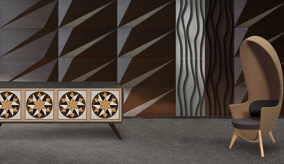 Tora Panel Walnut | Pannelli legno | Mikodam