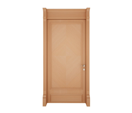 Kosa Door With One Of Natural Wood Veneer (Walnut, Teak, Oak, Whitened Oak), Lacquer (Anthracite, Grey, White) color options | Haustüren | Mikodam