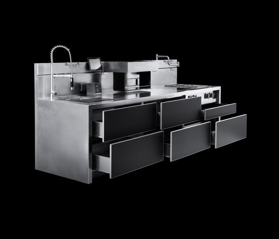 C3 | Compact kitchens | Marrone + Mesubim
