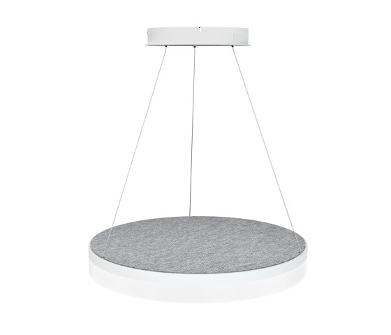 Acoustic Circulo 60 Light Grey | Lámparas de suspensión | Valaisin Grönlund