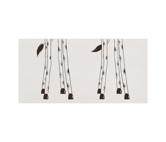 LOUIS & ELLA 2.0 legs of 2 giraffes 30x60 | Ceramic tiles | Ceramic District