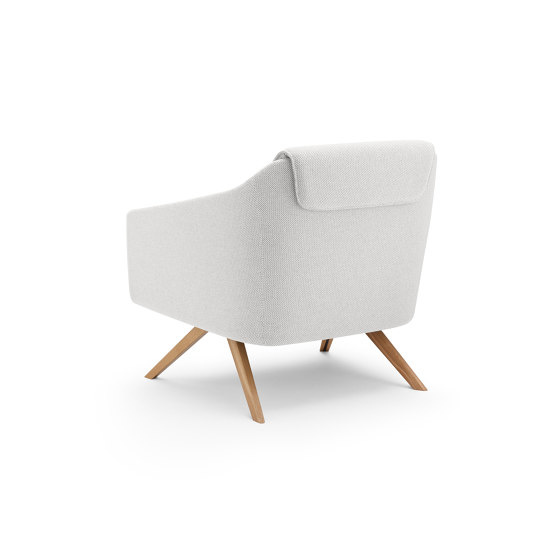 DNA Lounge Chair with Timber legs | Poltrone | Boss Design