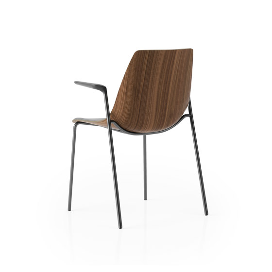 Ola 4 Leg With Arms | Sedie | Boss Design