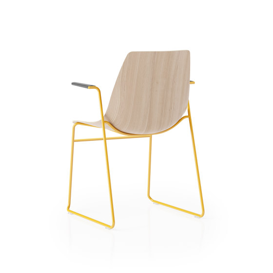 Ola Sled Base WIth Arms | Chairs | Boss Design