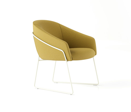 Paloma Lounge Chair - Sled Base | Sillones | Boss Design