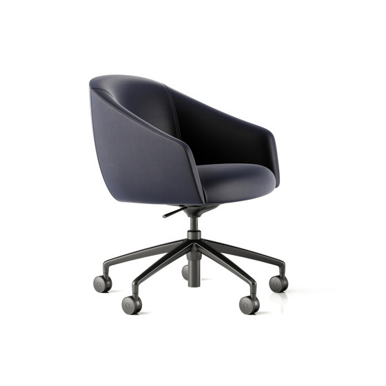 Paloma Meeting Chair - 5 Star with Casters | Sedie | Boss Design