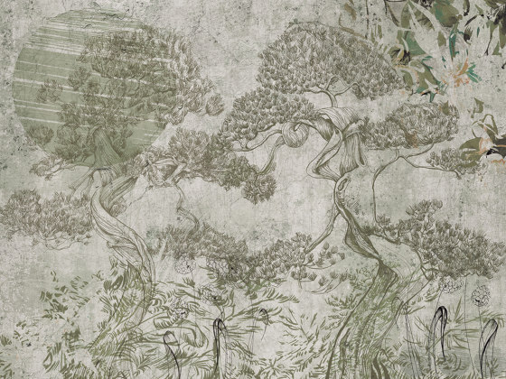 Prelude to a tale | Kenrokuen_moss | Wall coverings / wallpapers | Walls beyond