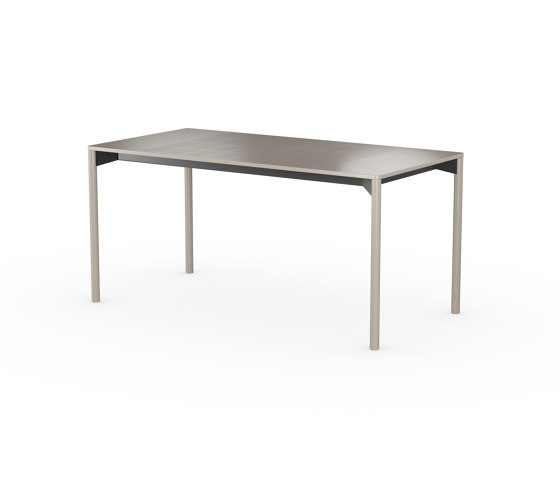 iLAIK extendable table 160 - graybeige/rounded/graybeige | Mesas comedor | LAIK