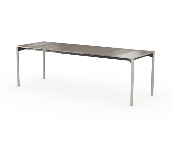 iLAIK extendable table 160 - graybeige/rounded/graybeige | Dining tables | LAIK