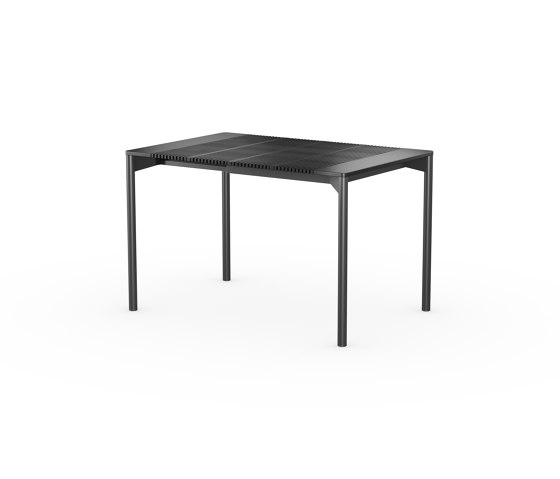 iLAIK extendable table 80 - black/rounded/black | Dining tables | LAIK