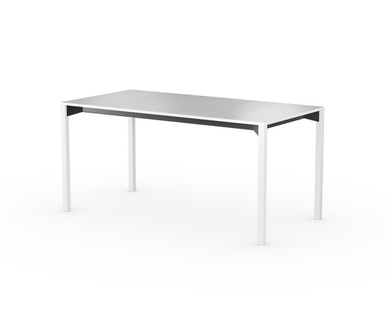 iLAIK extendable table 160 - white/angular/white | Mesas comedor | LAIK