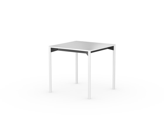 iLAIK extendable table 80 - white/rounded/white | Tavoli pranzo | LAIK