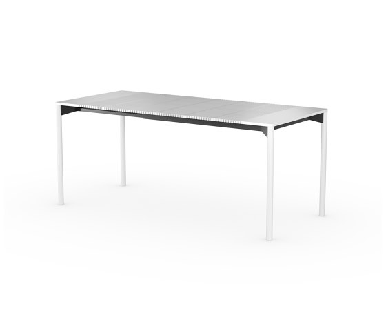 iLAIK extendable table 120 - white/rounded/white | Mesas comedor | LAIK