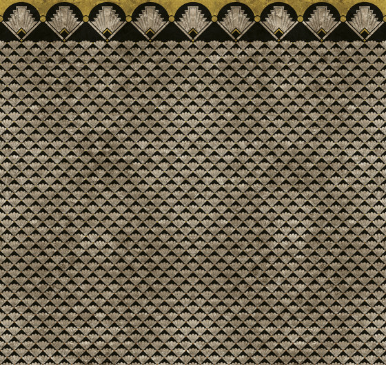 Wallpaper Gold | Empire Black&White Gold Leaf | Wandbeläge / Tapeten | Devon&Devon