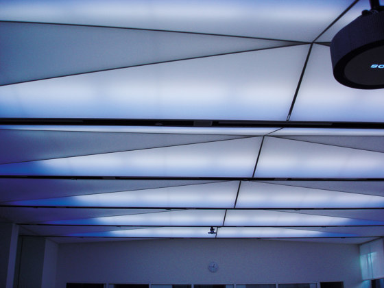 Sound-Absorbing Light Ceilings | Soffitti luminosi | Koch Membranen
