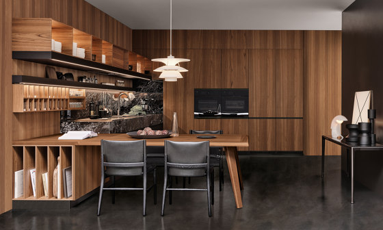 Convivium, Peninsula Table, WIC | Fitted kitchens | Arclinea