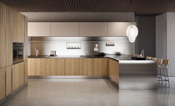 Gamma snack peninsula | Fitted kitchens | Arclinea