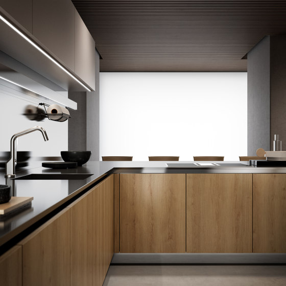 Gamma snack peninsula | Fitted kitchens | Arclinea