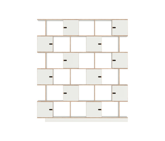 Shelf PIX6 200cm, white film plywood | Shelving | Radis Furniture
