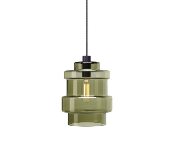 Axle, antique green, medium | Lámparas de suspensión | Hollands Licht