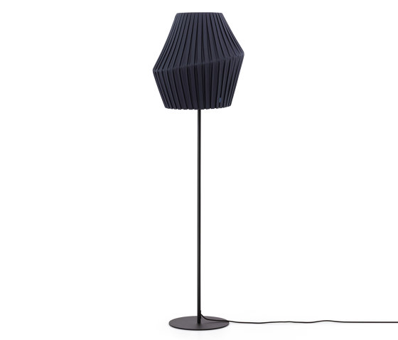 Pleat Floor, small, anthracite | Lámparas de pie | Hollands Licht