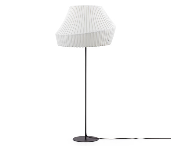 Pleat Floor, large, white | Lámparas de pie | Hollands Licht