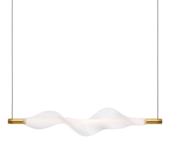 Vapour horizontal, white | Suspensions | Hollands Licht