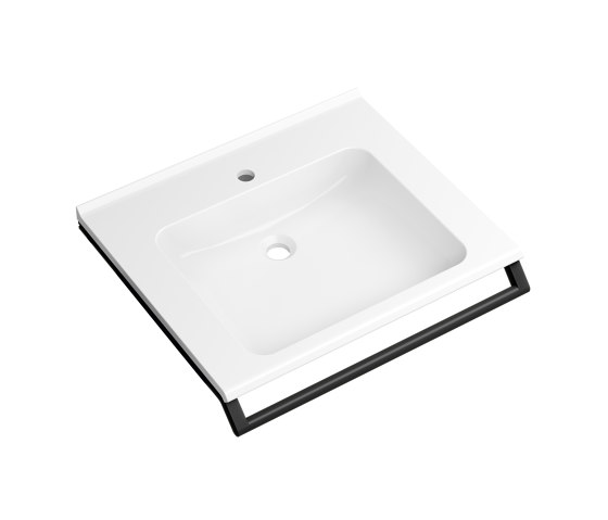 Product set washbasin and support rail | Lavabos | HEWI