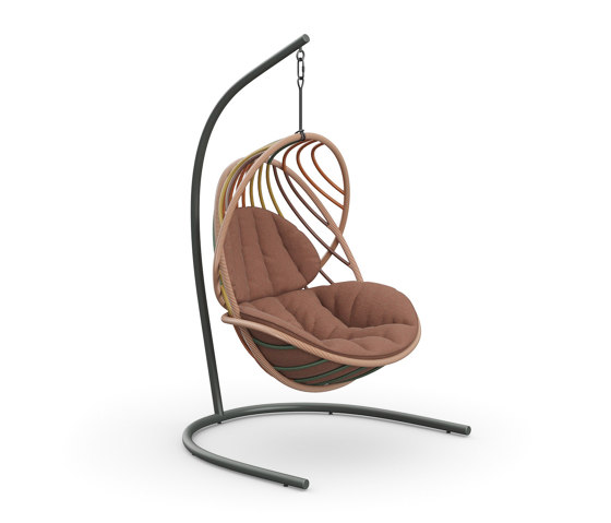 KIDA Hanging Lounge Chair incl. Base | Armchairs | DEDON