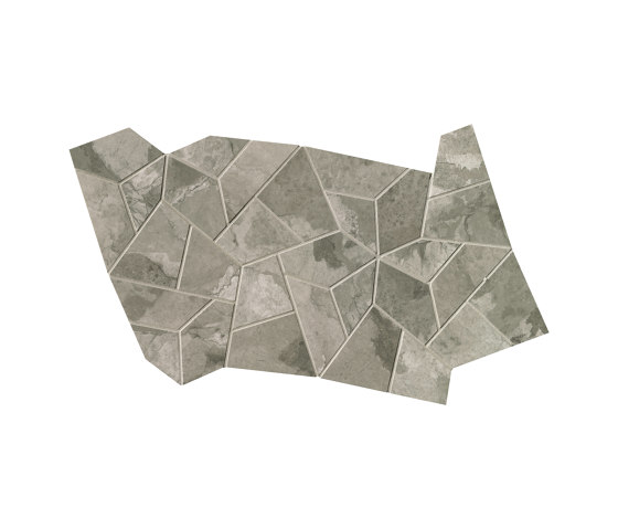 Kamu Grey Fly Mosaico 25X41,5 | Ceramic tiles | Fap Ceramiche