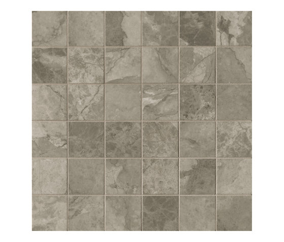 Kamu Grey Macromosaico Brillante 30X30 | Ceramic tiles | Fap Ceramiche