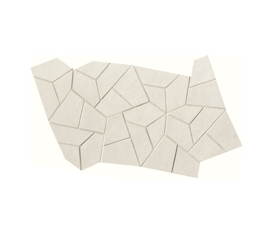 Sheer White Gres Fly Mosaico 25X41,5 | Baldosas de cerámica | Fap Ceramiche