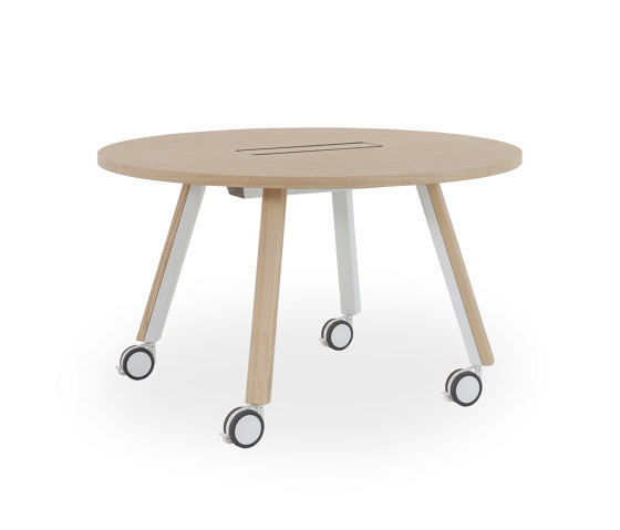 ORI round wheels | Tables collectivités | lapalma