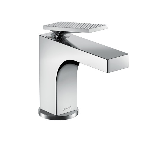 AXOR Citterio Single lever basin mixer 90 with lever handle for hand washbasins with pop-up waste set - rhombic cut | Wash basin taps | AXOR