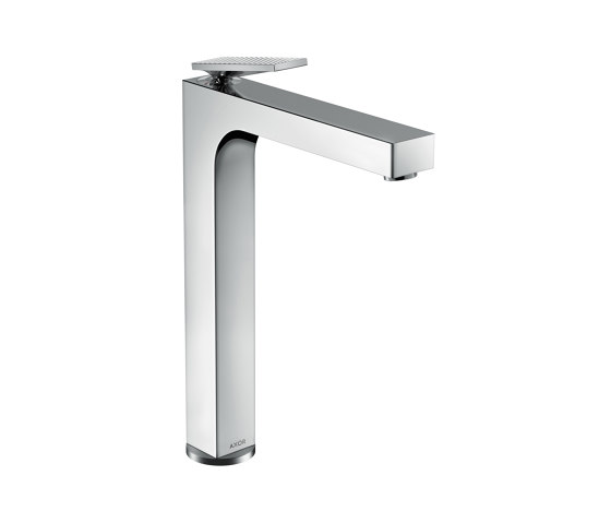 AXOR Citterio Single lever basin mixer 280 with lever handle for wash bowls with waste set - rhombic cut | Wash basin taps | AXOR
