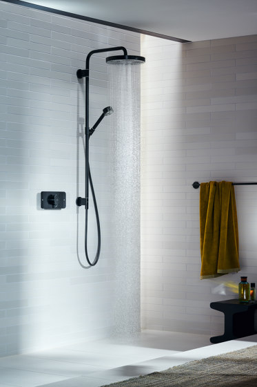 AXOR One Colonne de douche avec douche de tête 280 1jet pour installation encastrée | Robinetterie de douche | AXOR