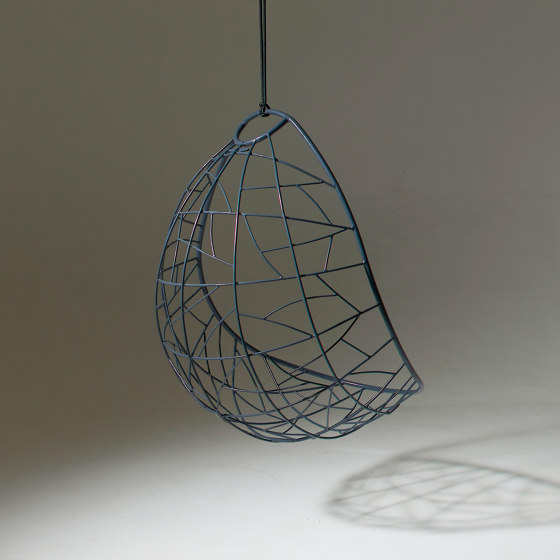 Nest Egg Hanging Chair Swing Seat - Twig Pattern | Balancelles | Studio Stirling