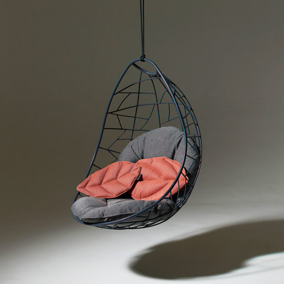 Nest Egg Hanging Chair Swing Seat - Twig Pattern | Columpios | Studio Stirling