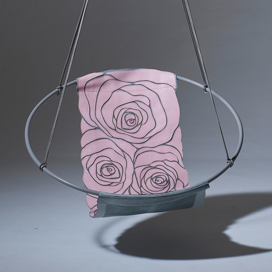 Sling Hanging Chair - Rose Machine-Stiched | Columpios | Studio Stirling