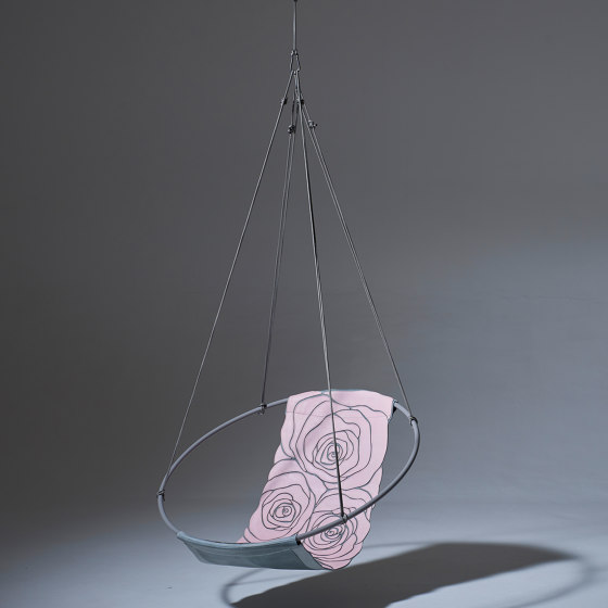 Sling Hanging Chair - Rose Machine-Stiched | Balancelles | Studio Stirling