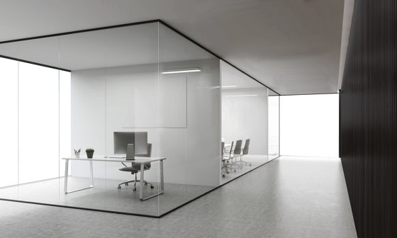 Single Glazed Partitions | A9 | Sound absorbing architectural systems | PCA