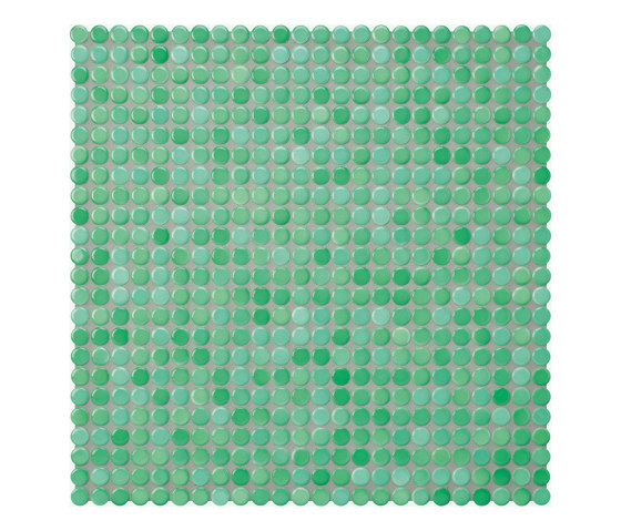 Loop | Sea Green Glossy | Ceramic mosaics | AGROB BUCHTAL