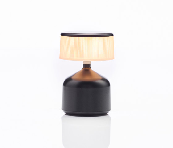 Demoiselle Small | Cylinder Opal | Black | Luminaires de table | Imagilights