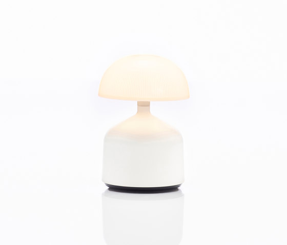 Demoiselle Small | Bowl Opal | White | Lámparas de sobremesa | Imagilights