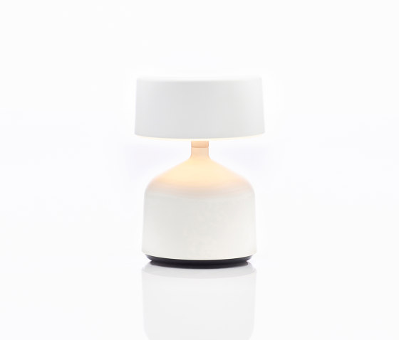 Demoiselle Small | Cylinder | White | Lámparas de sobremesa | Imagilights